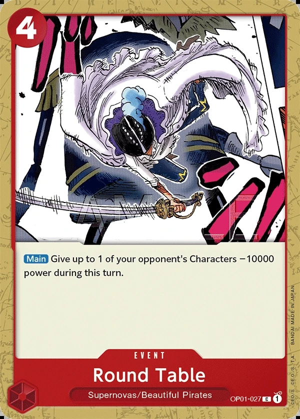 Round Table (OP01-027) One Piece card
