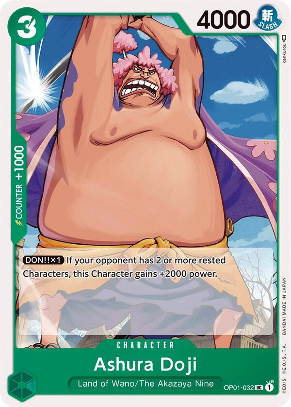 Ashura Doji (OP01-032) One Piece Card Game card
