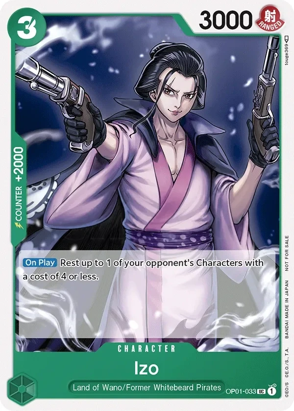 Izo (OP01-033_p1) Alt Art One Piece card