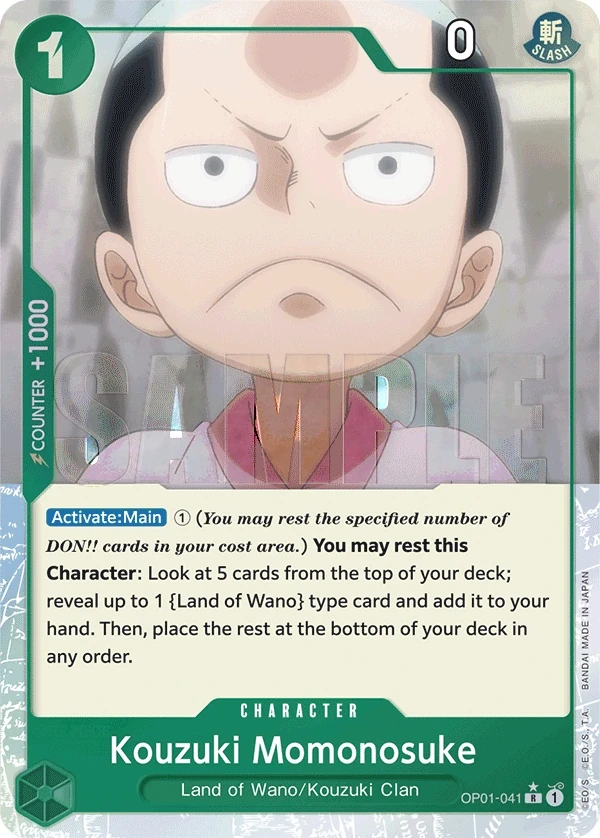 Kouzuki Momonosuke (OP01-041_p4) Alt Art One Piece card