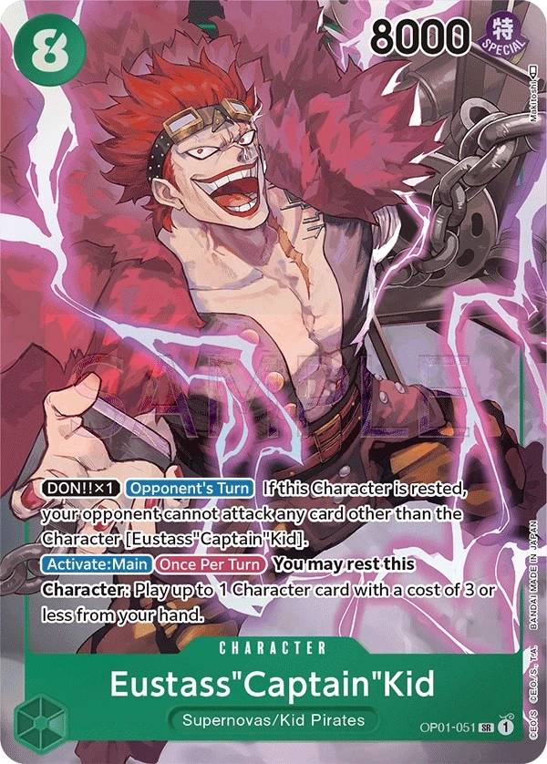 Eustass"Captain"Kid (OP01-051_p1) Alt Art One Piece card