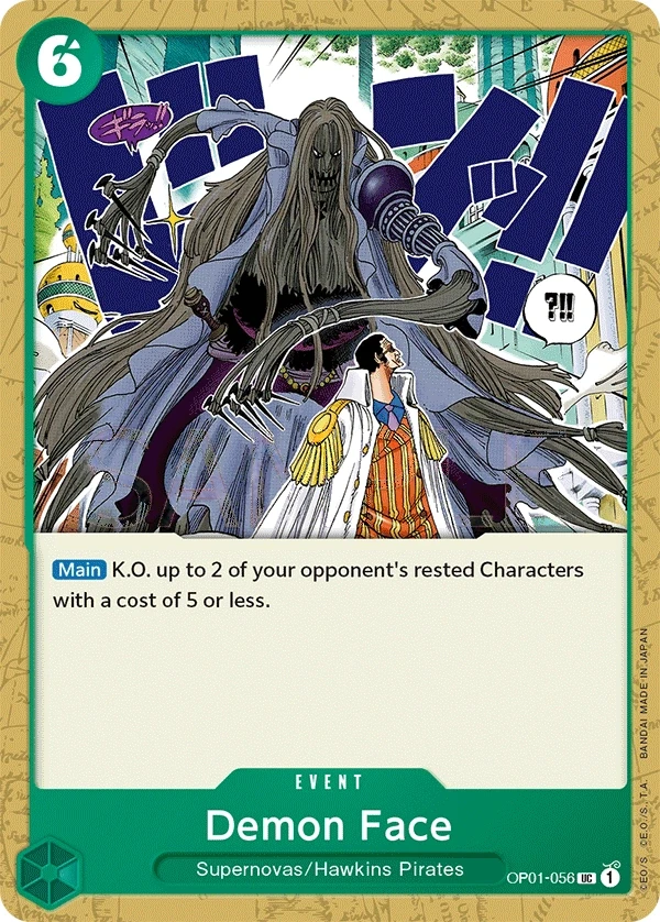 Demon Face (OP01-056) One Piece card