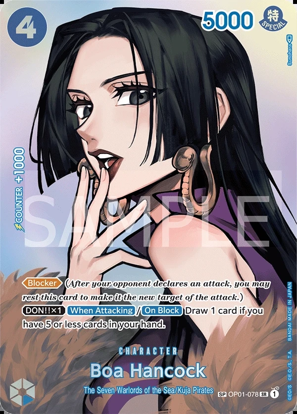 Boa Hancock (OP01-078_p2) SP One Piece card