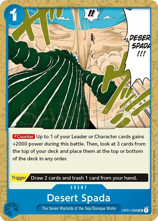 Desert Spada (OP01-088) One Piece card