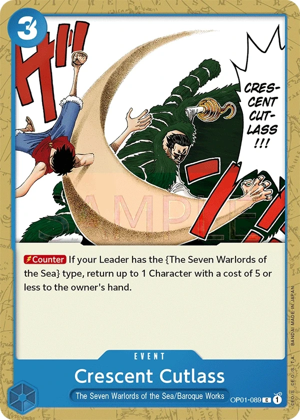 Crescent Cutlass (OP01-089) One Piece card