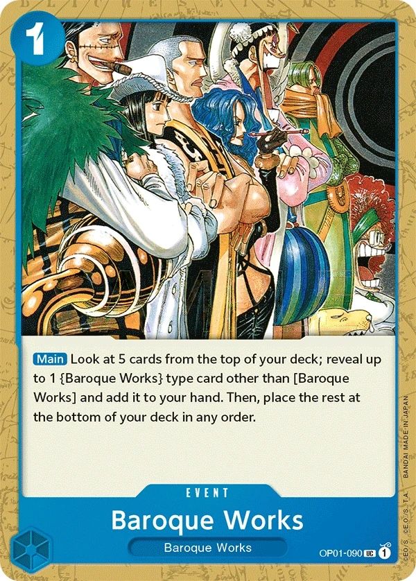 Baroque Works (OP01-090) One Piece card