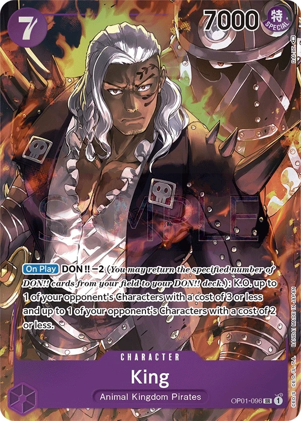 King (OP01-096_p1) Alt Art One Piece card