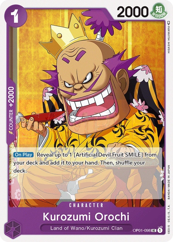 Kurozumi Orochi (OP01-098) One Piece card