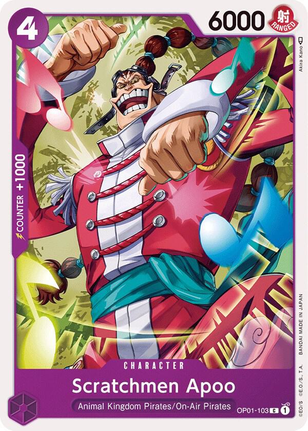 Scratchmen Apoo (OP01-103) One Piece card