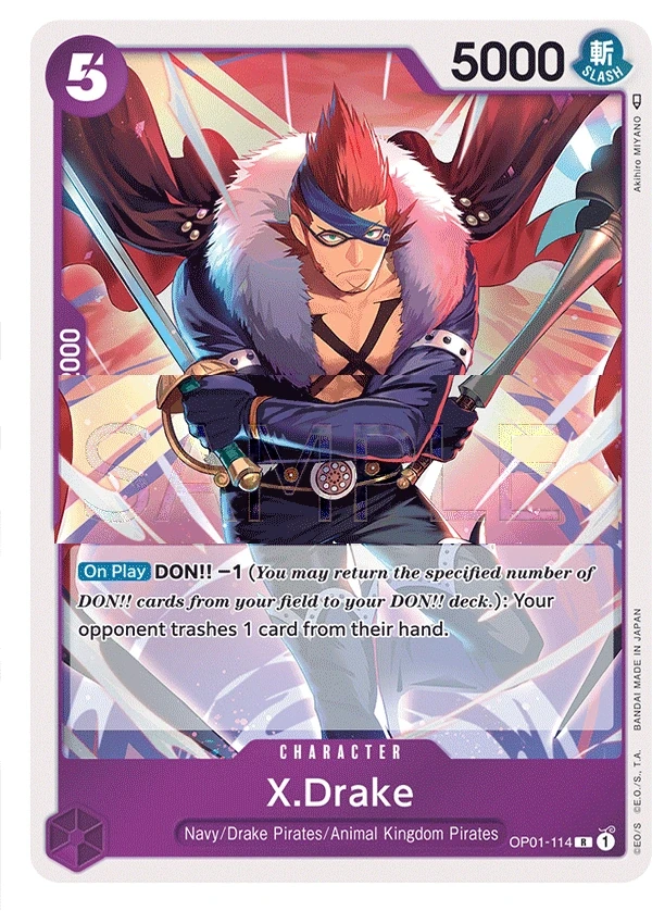 X.Drake (OP01-114) One Piece card