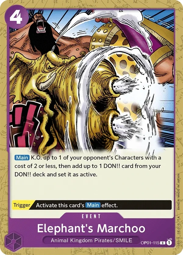 Elephant's Marchoo (OP01-115) One Piece card