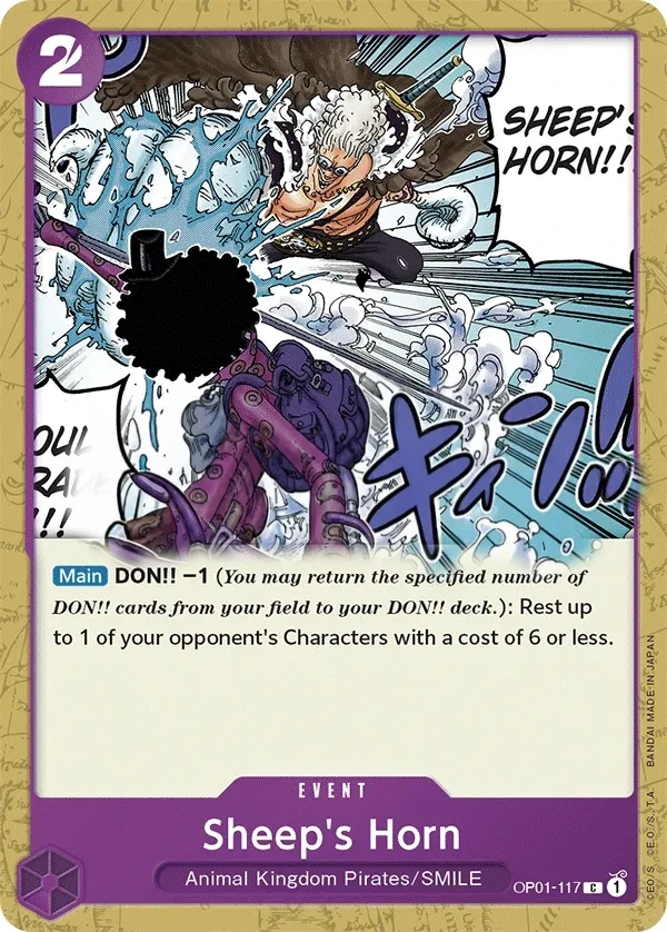 Sheep's Horn (OP01-117) One Piece card