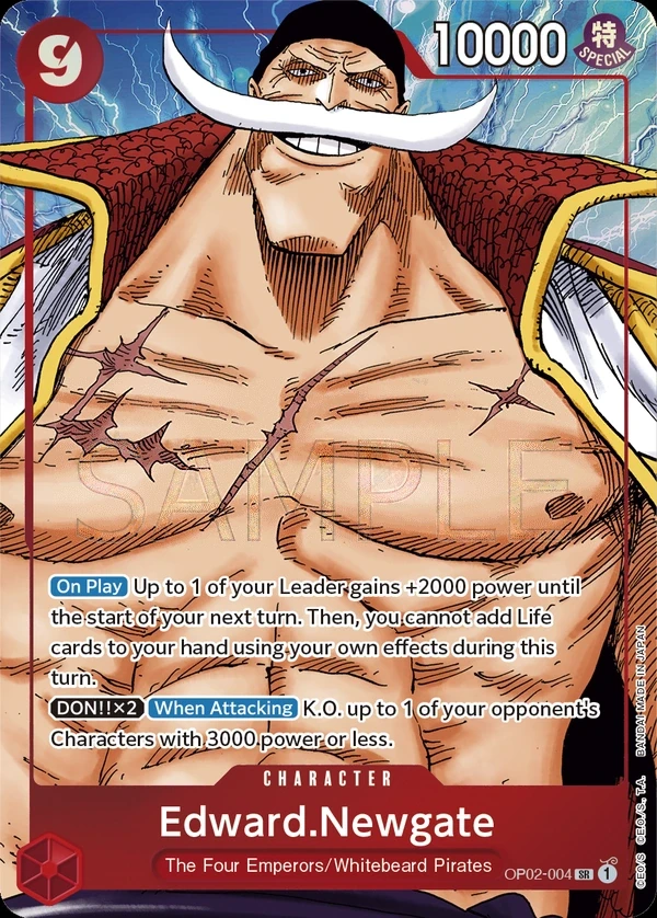 Edward.Newgate (OP02-004_p1) Alt Art One Piece card