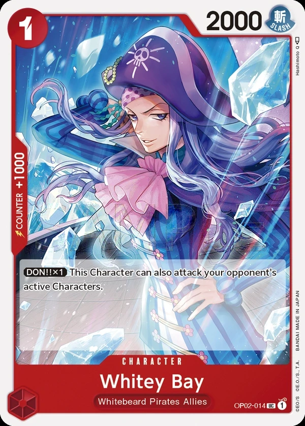 Whitey Bay (OP02-014) One Piece Card Game card