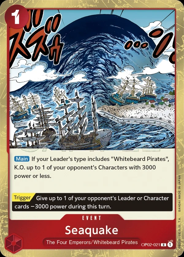 Seaquake (OP02-021) One Piece card