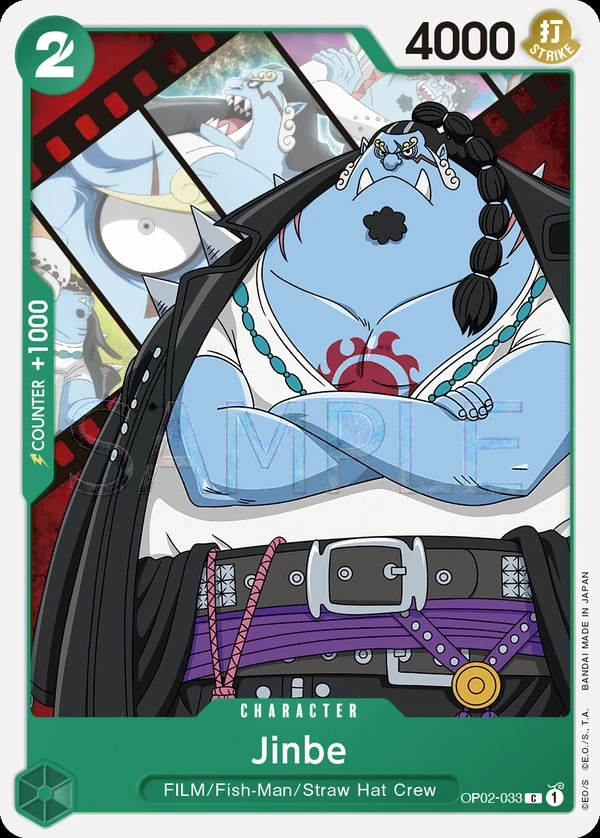 Jinbe (OP02-033) One Piece card
