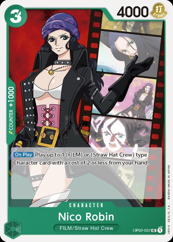 Nico Robin (OP02-037) One Piece card