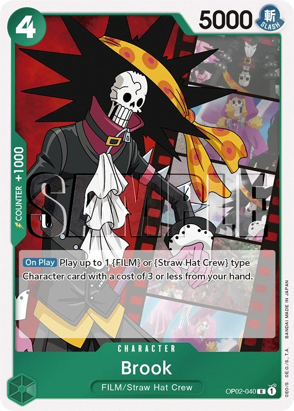 Brook (OP02-040_p1) Alt Art One Piece card