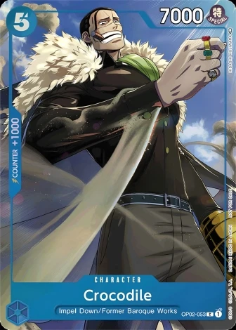 Crocodile (OP02-053) One Piece card