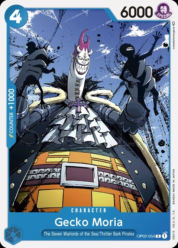 Gecko Moria (OP02-054) One Piece card