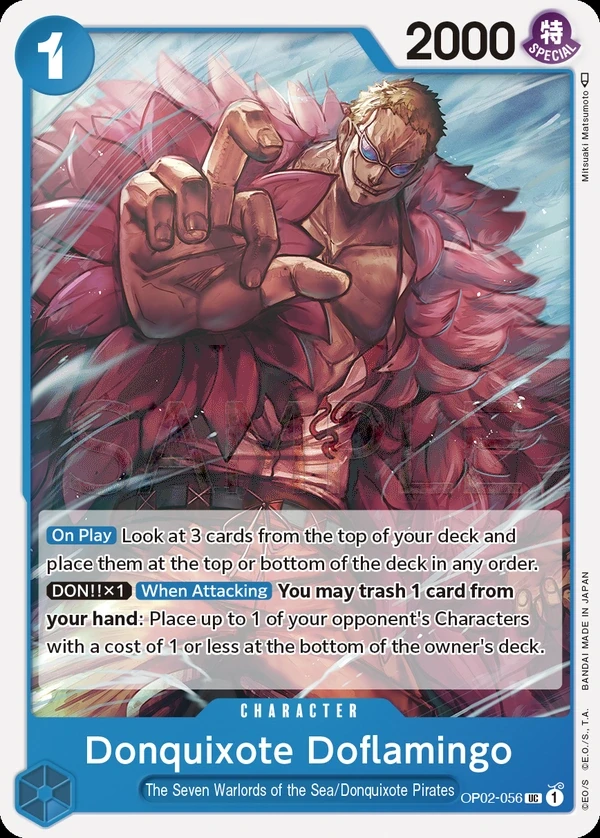Donquixote Doflamingo (OP02-056) One Piece card