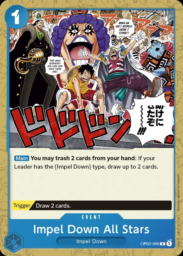 Impel Down All Stars (OP02-066) One Piece card