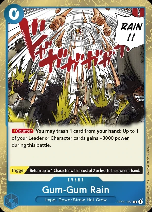 Gum-Gum Rain (OP02-068) One Piece card