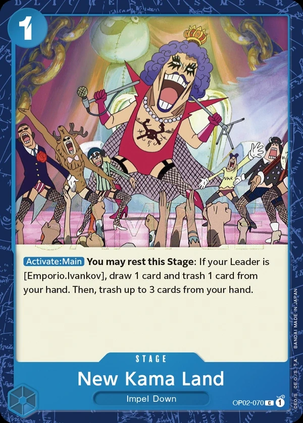 New Kama Land (OP02-070) One Piece card