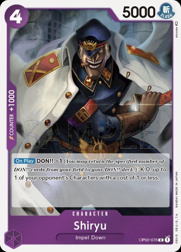 Shiryu (OP02-076) One Piece card