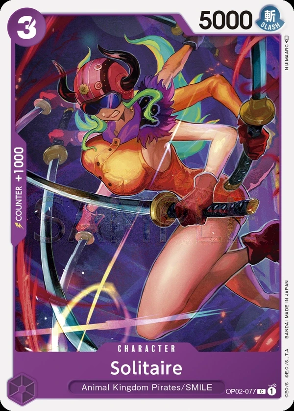 Solitaire (OP02-077) One Piece card
