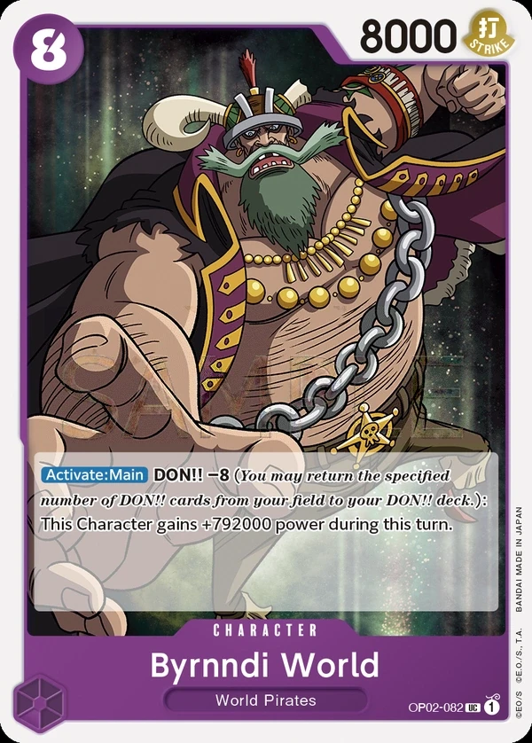 Byrnndi World (OP02-082) One Piece card