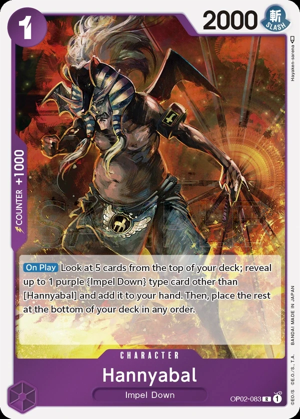 Hannyabal (OP02-083) One Piece card