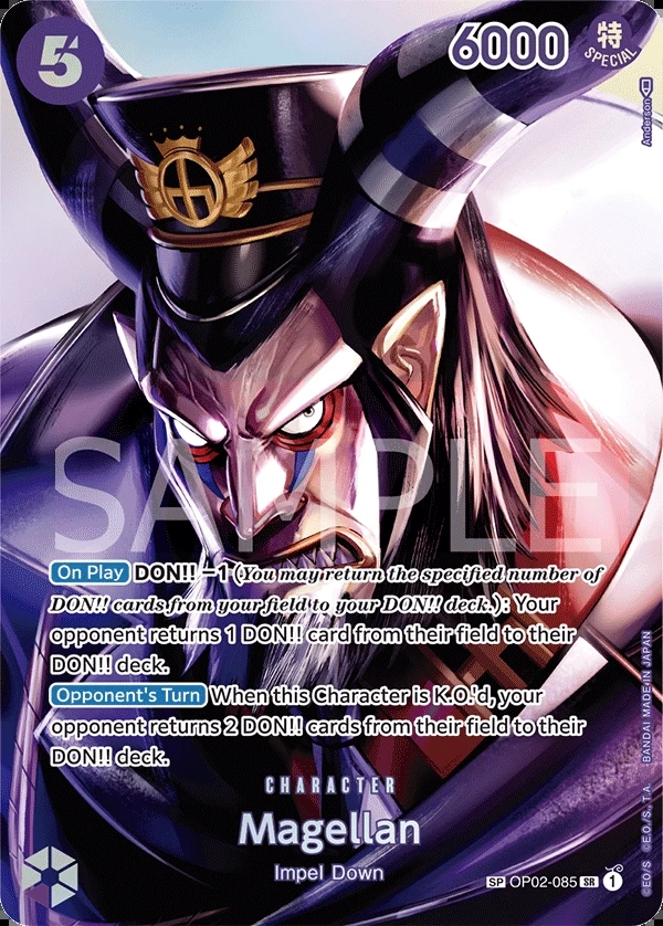 Magellan (OP02-085_p2) SP One Piece card