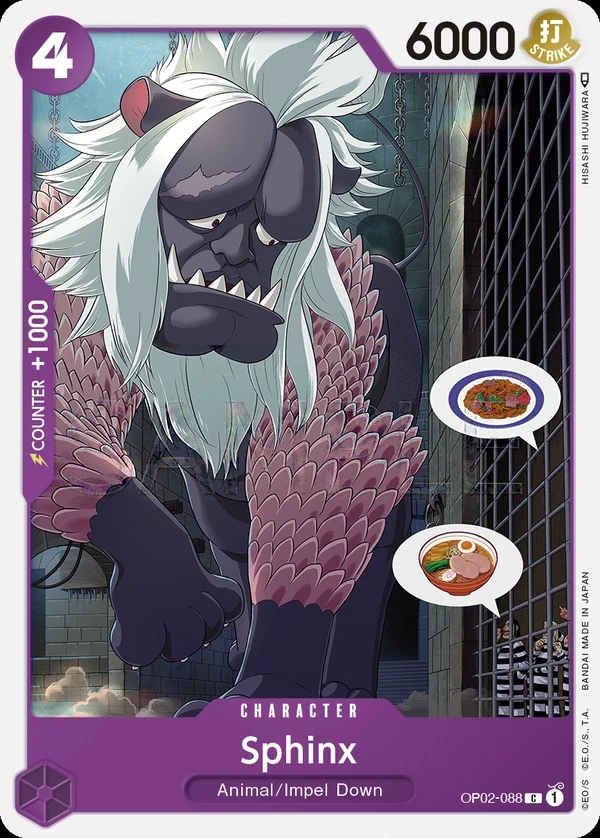 Sphinx (OP02-088) One Piece card
