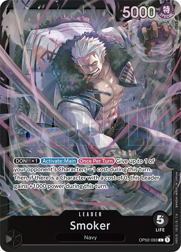 Smoker (OP02-093_p2) Alt Art One Piece card