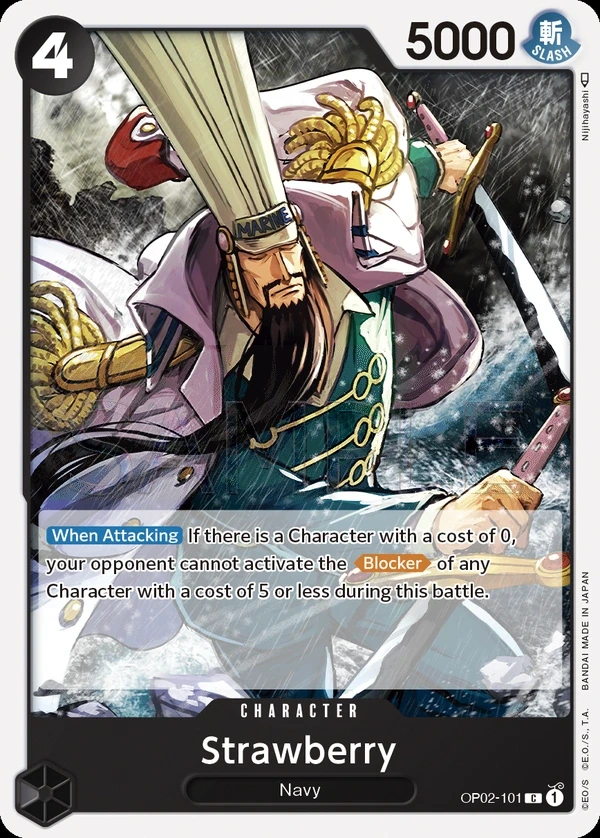 Strawberry (OP02-101) One Piece card