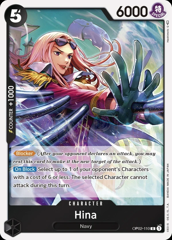 Hina (OP02-110) One Piece card