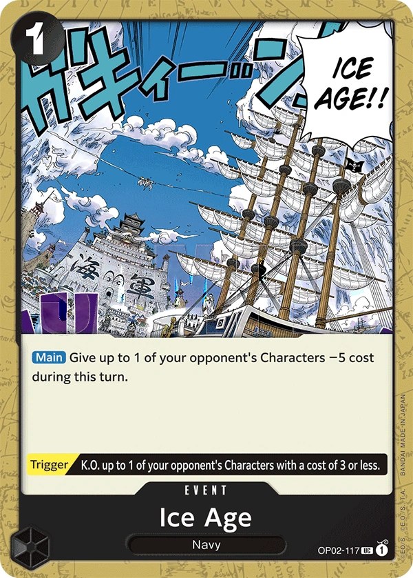 Ice Age (OP02-117_r1) Reprint One Piece card