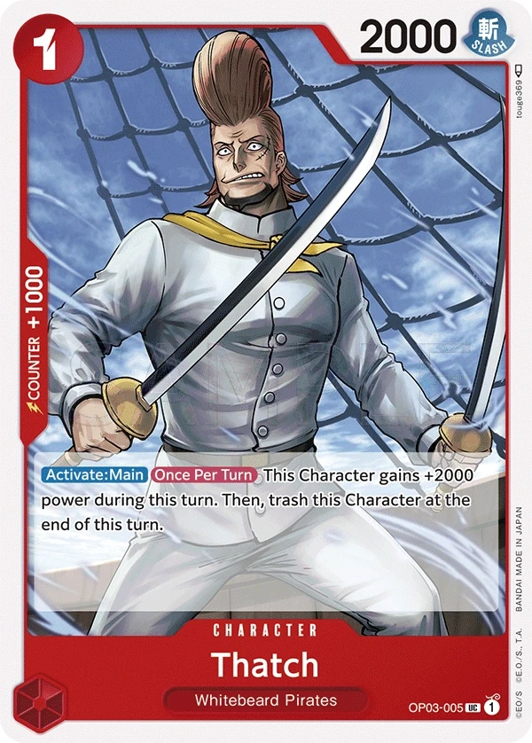Thatch (OP03-005) One Piece card