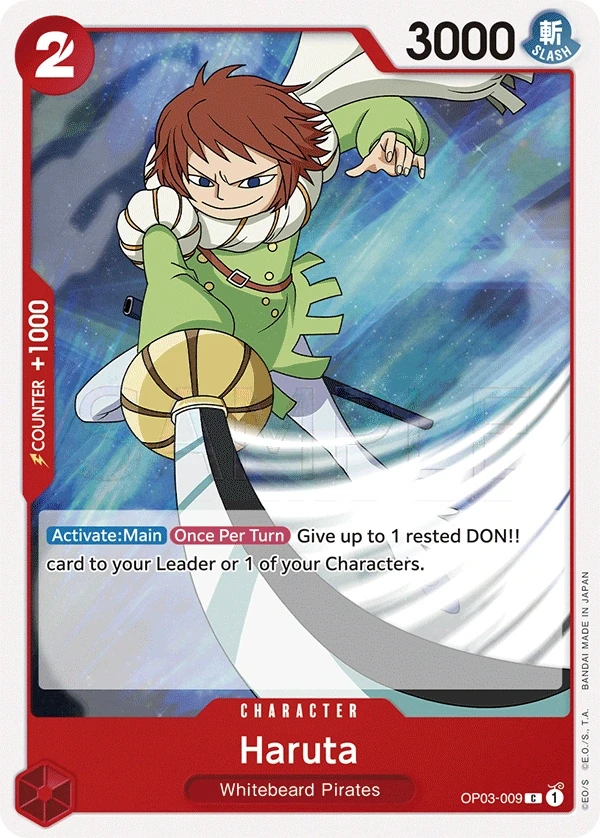 Haruta (OP03-009) One Piece card