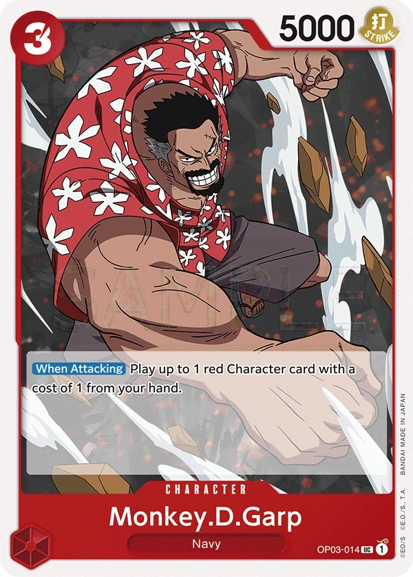 Monkey.D.Garp (OP03-014) One Piece card
