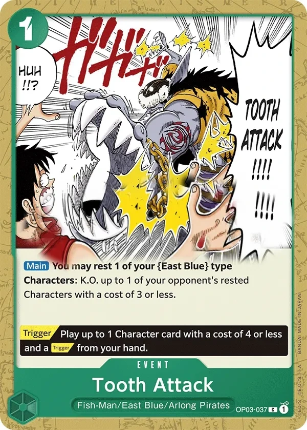Tooth Attack (OP03-037) One Piece card