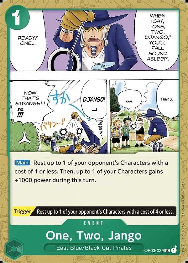 One, Two, Jango (OP03-039) One Piece card