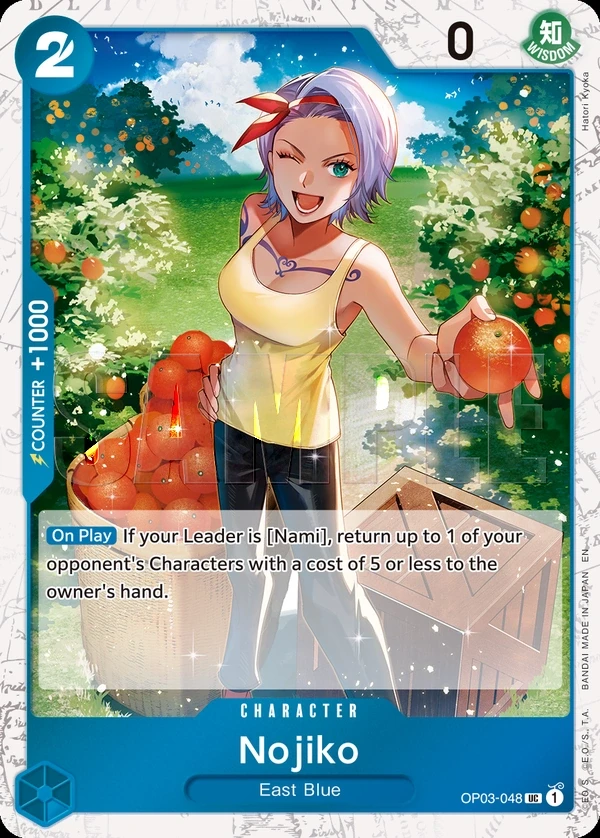 Nojiko (OP03-048_p1) Alt Art One Piece card