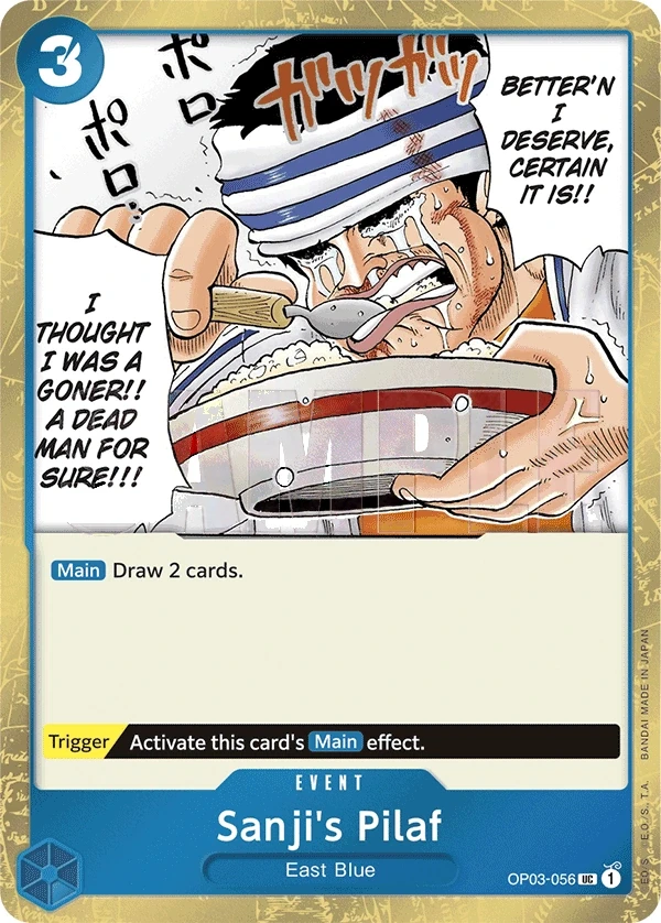 Sanji's Pilaf (OP03-056_p2) Alt Art One Piece card