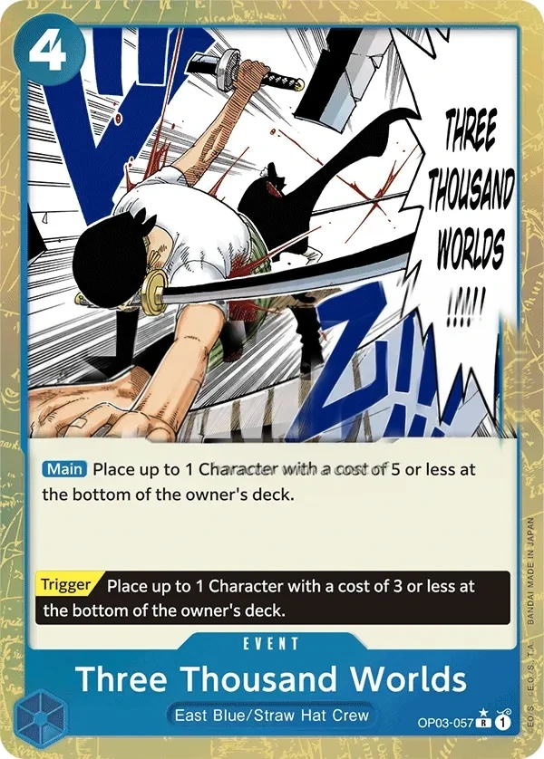 Three Thousand Worlds (OP03-057_p3) Alt Art One Piece card