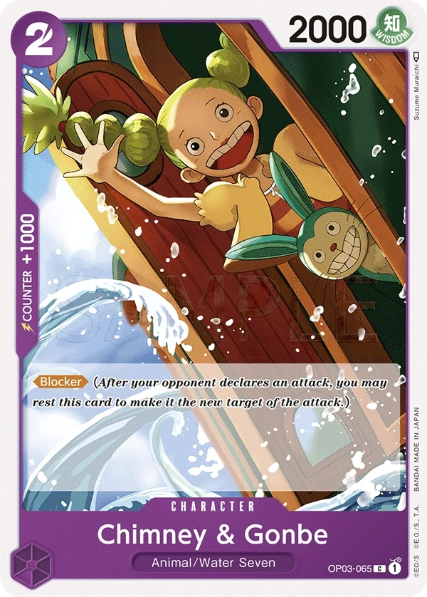 Chimney & Gonbe (OP03-065) One Piece card
