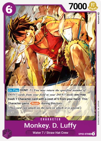 Monkey.D.Luffy (OP03-070) One Piece card