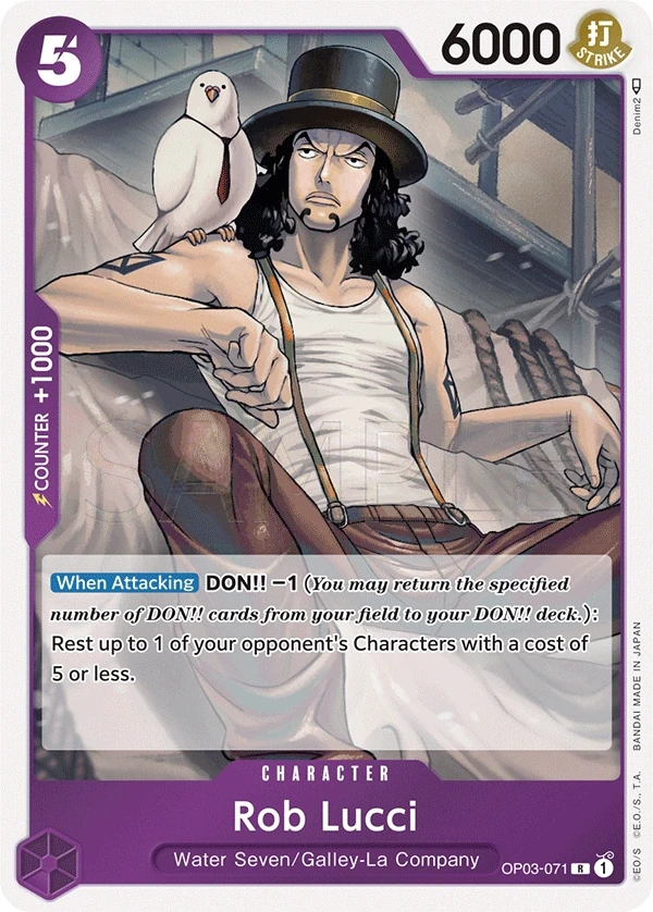 Rob Lucci (OP03-071) One Piece card