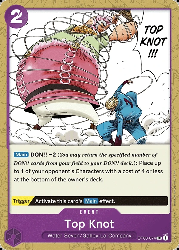 Top Knot (OP03-074) One Piece card